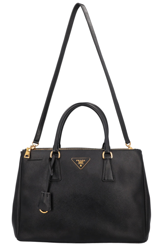 PRADA Galleria Saffiano Large Tote Bag Black