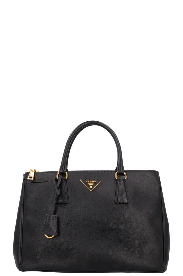 PRADA Galleria Saffiano Large Tote Bag Black