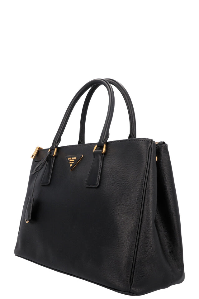 PRADA Galleria Saffiano Large Tote Bag Black