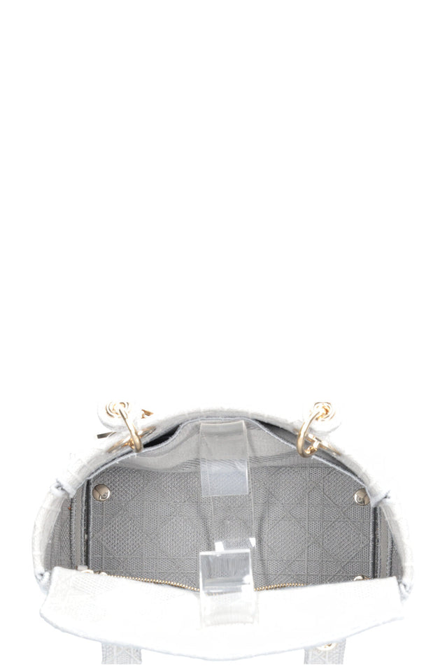CHRISTIAN DIOR D-Lite Bag Medium Grey
