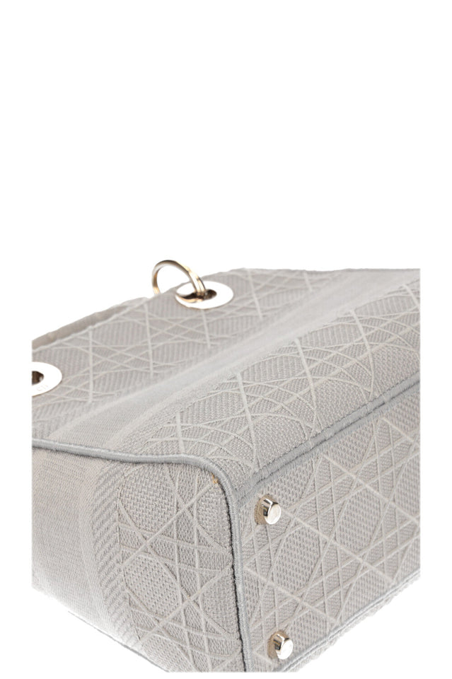 CHRISTIAN DIOR D-Lite Bag Medium Grey