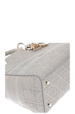 CHRISTIAN DIOR D-Lite Bag Medium Grey