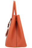 PRADA Tote Bag Saffiano Leather Papaya