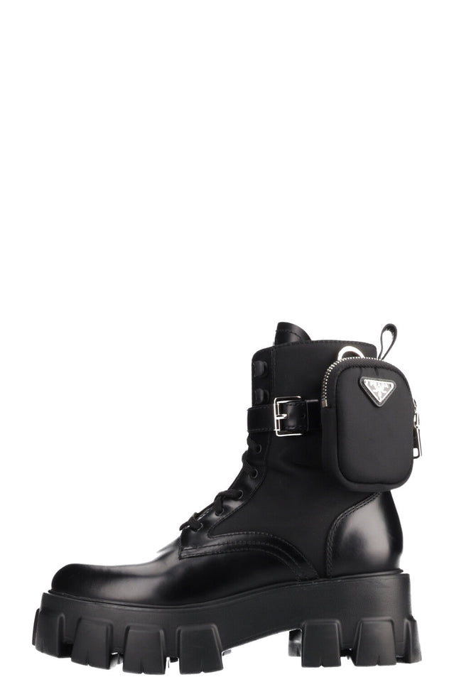 PRADA Monolith Re-Nylon Boots Black