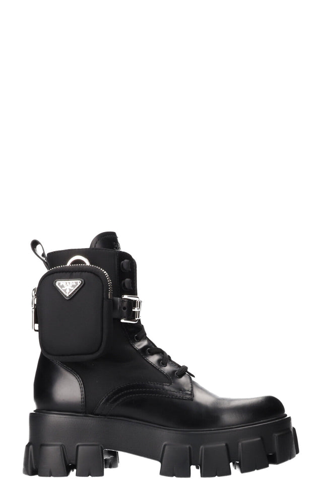 PRADA Monolith Re-Nylon Boots Black