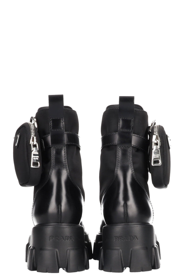 PRADA Monolith Re-Nylon Boots Black