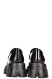 PRADA Monolith Pointy Loafers Black