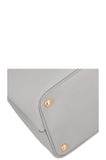 PRADA Large Double Tote Bag Light Blue
