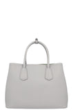 PRADA Large Double Tote Bag Light Blue