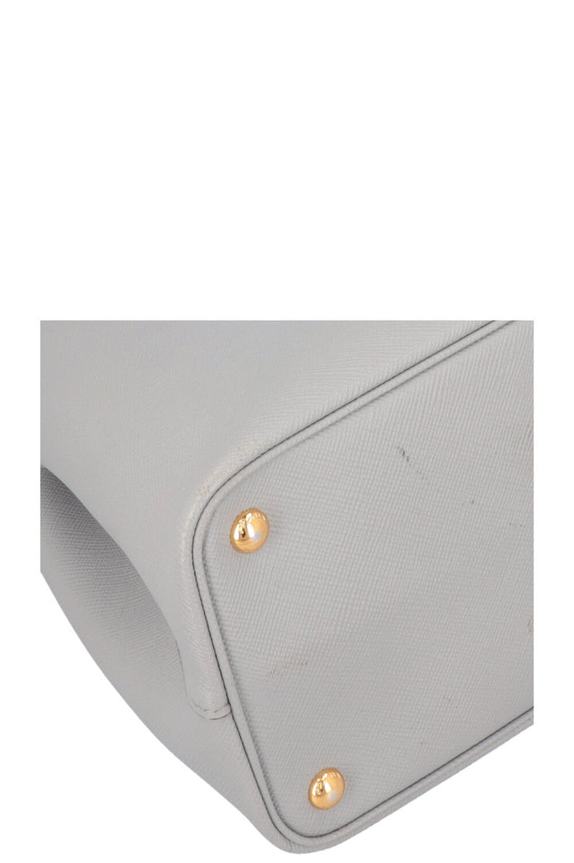 PRADA Large Double Tote Bag Light Blue