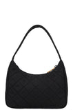 PRADA Quilted Re-Nylon Shoulder Bag Black