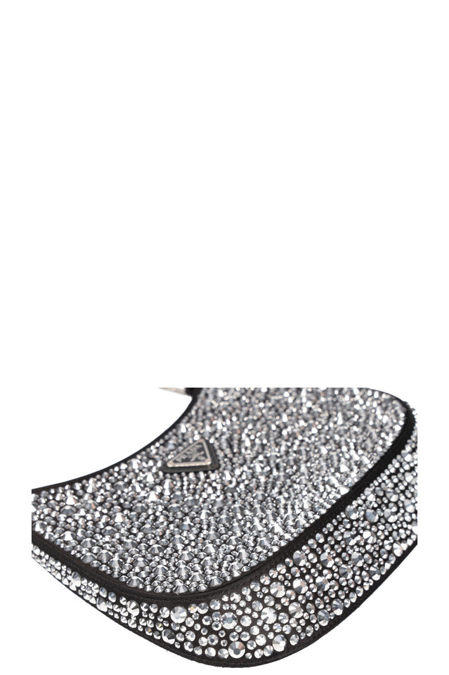 PRADA Cleo Bag Black Crystals