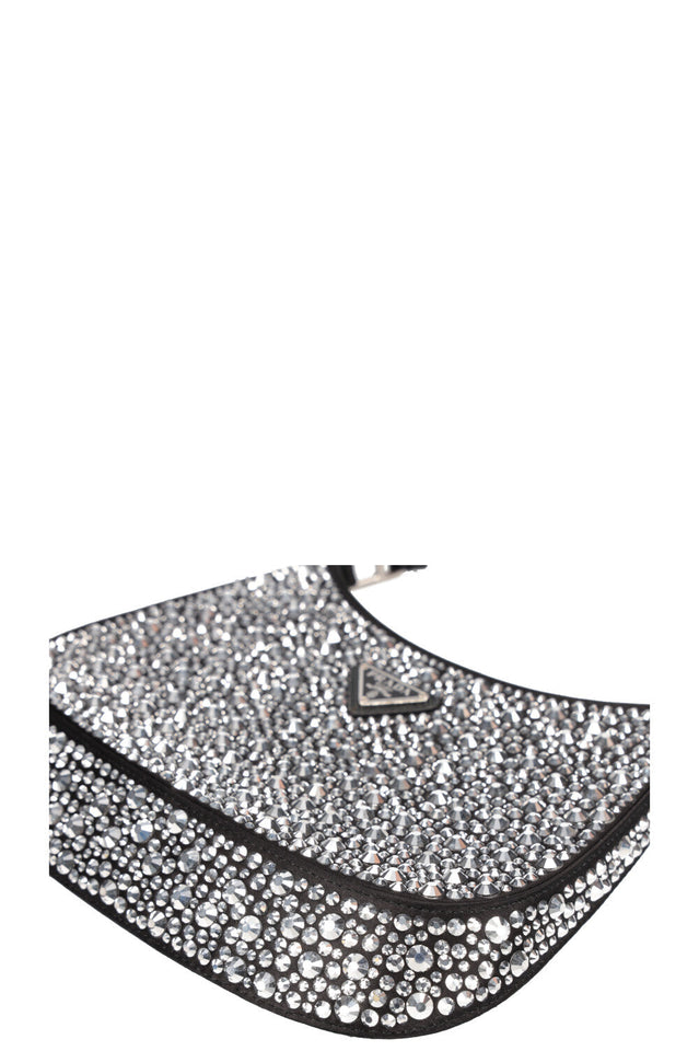 PRADA Cleo Bag Black Crystals