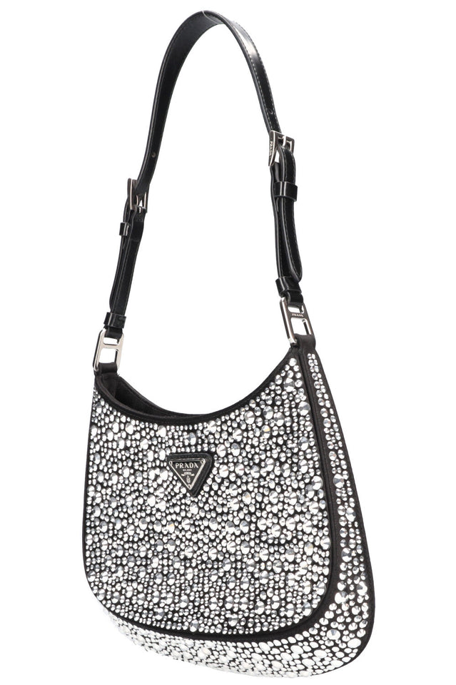 PRADA Cleo Bag Black Crystals