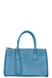 PRADA Large Galleria Bag Saffiano Blue
