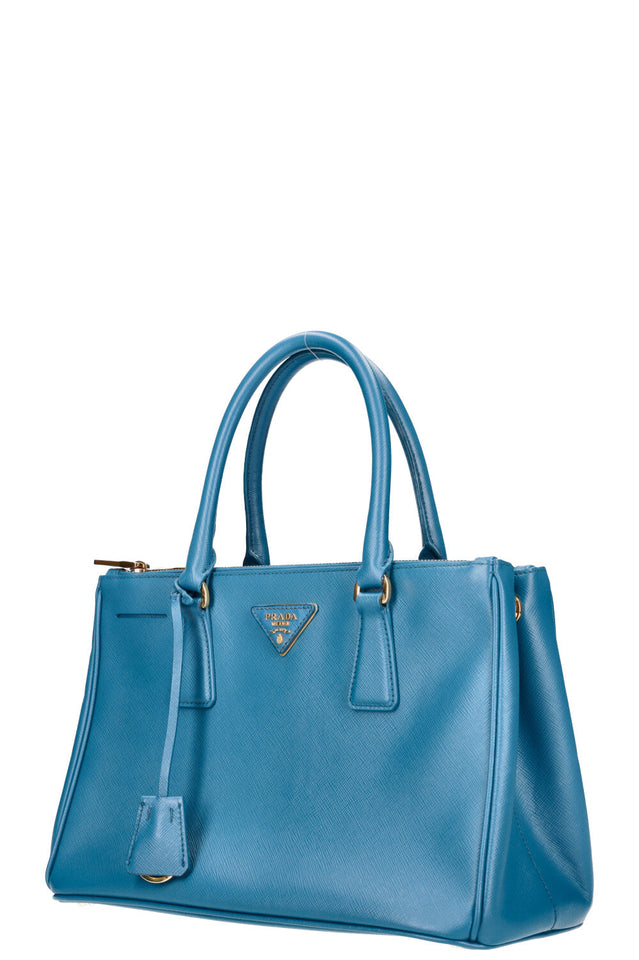 PRADA Large Galleria Bag Saffiano Blue