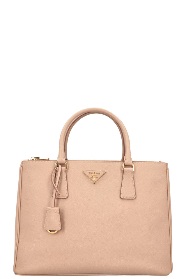 PRADA Large Galleria Bag Saffiano Beige