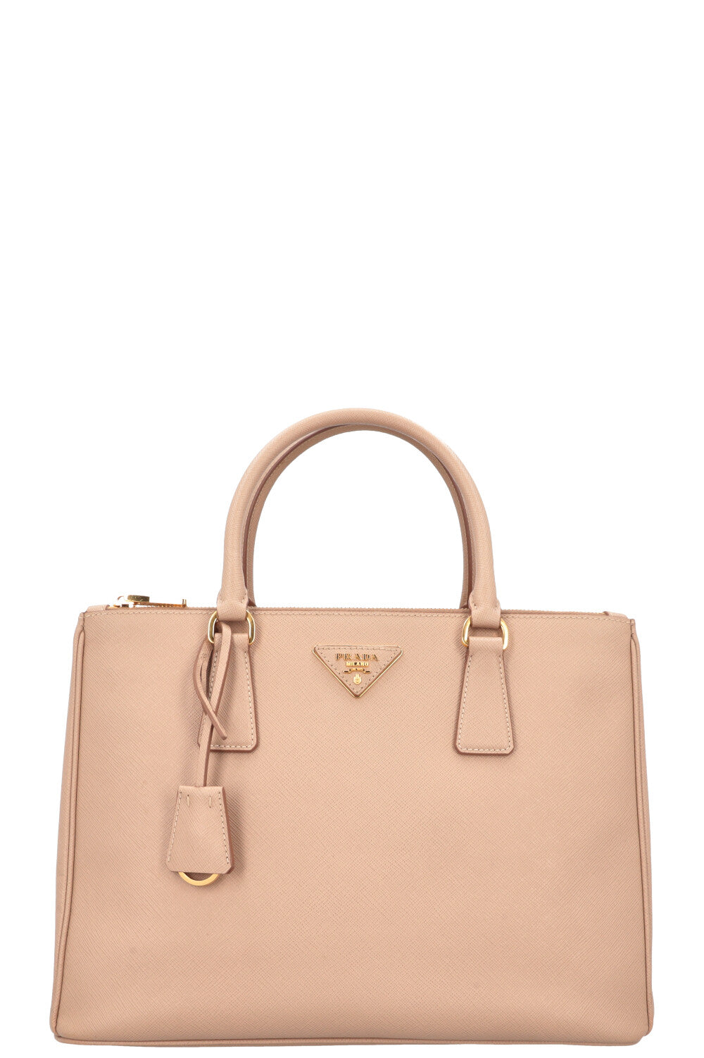 PRADA Large Galleria Bag Saffiano Beige