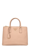 PRADA Large Galleria Bag Saffiano Beige