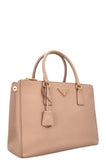 PRADA Large Galleria Bag Saffiano Beige