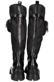 PRADA Monolith High Boots Nylon Black