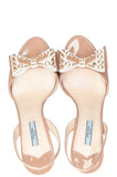 PRADA Bow Heels Patent Nude