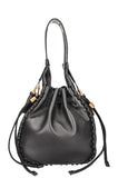 CHRISTIAN DIOR Hobo Bucket Bag Black