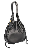 CHRISTIAN DIOR Hobo Bucket Bag Black