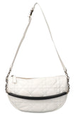 CHRISTIAN DIOR Vibe Medium Hobo Bag White