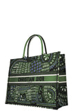 CHRISTIAN DIOR Book Tote Green