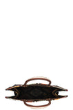 CHRISTIAN DIOR Paisley Book Tote Large Brown Orange