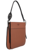PRADA Margit Bag Leather Brown Black