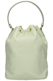 PRADA Duet Re-Nylon Bucket Bag Mint