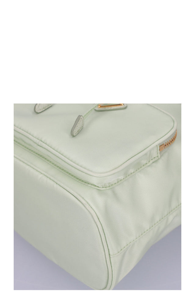 PRADA Duet Re-Nylon Bucket Bag Mint