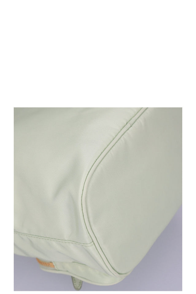 PRADA Duet Re-Nylon Bucket Bag Mint