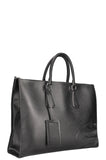 PRADA Logo Tote Bag Saffiano Black