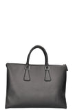PRADA Logo Tote Bag Saffiano Black