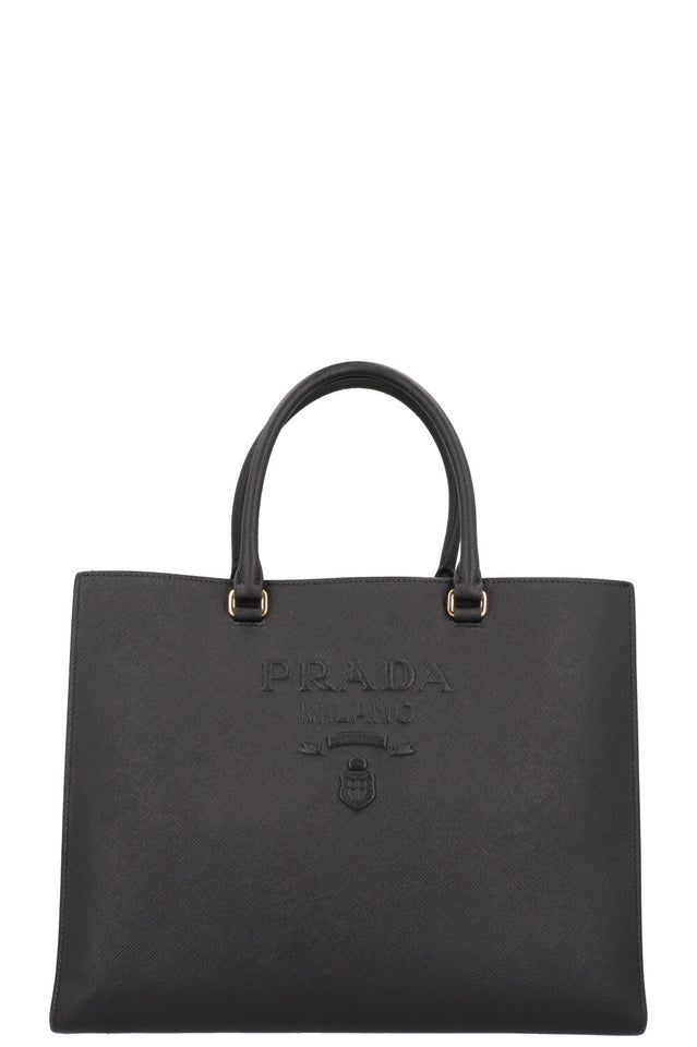 Prada Tote Bag Saffiano Leather Black