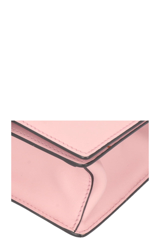 PRADA Calf Plex Ribbon Bag Dusty Rose