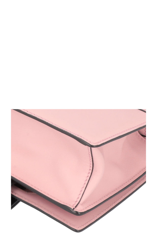 PRADA Calf Plex Ribbon Bag Dusty Rose