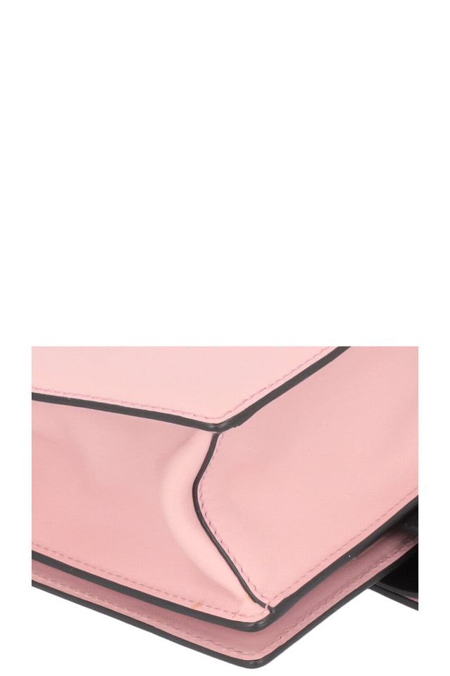 PRADA Calf Plex Ribbon Bag Dusty Rose