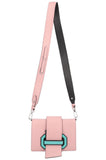 PRADA Calf Plex Ribbon Bag Dusty Rose