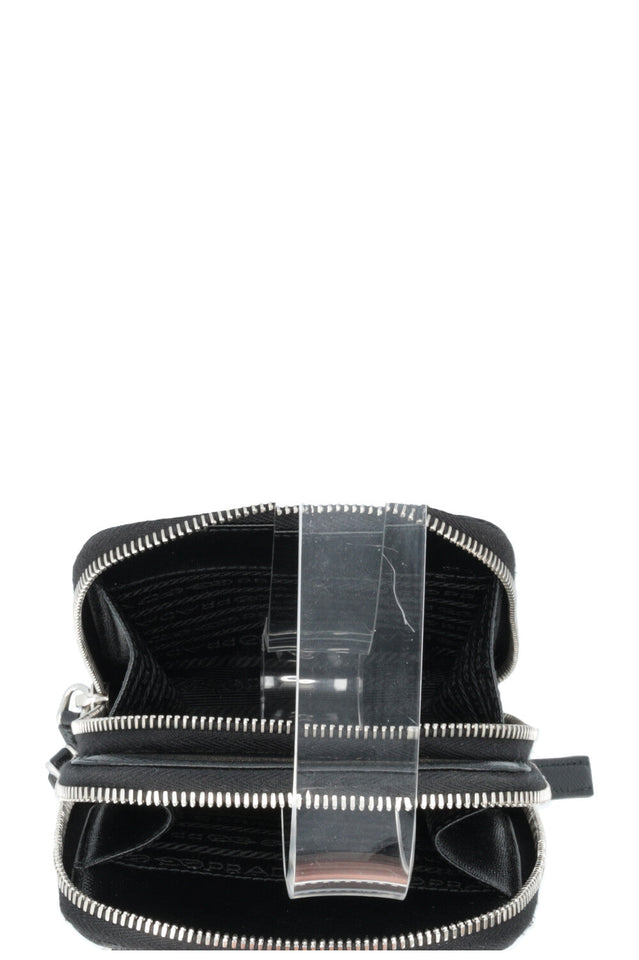 PRADA Smartphone Crossbody Bag Saffiano Black