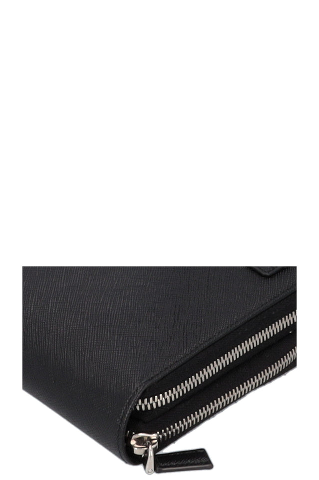 PRADA Smartphone Crossbody Bag Saffiano Black