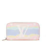 Pink Louis Vuitton Monogram Escale Zippy Wallet