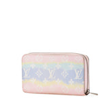 Pink Louis Vuitton Monogram Escale Zippy Wallet