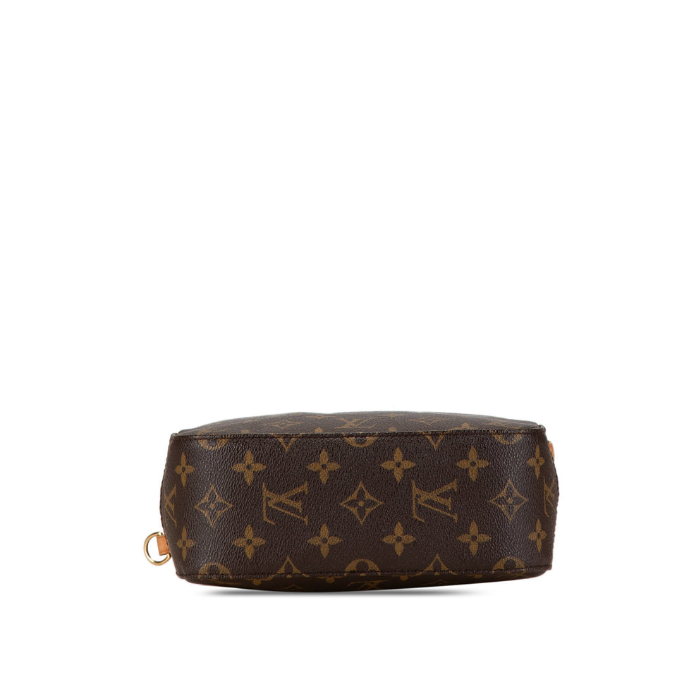 Brown Louis Vuitton Monogram Spontini Satchel