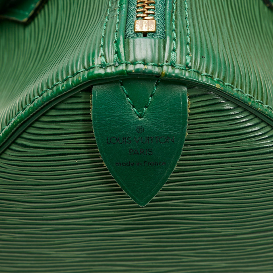 Louis Vuitton Speedy 25 Green Epi