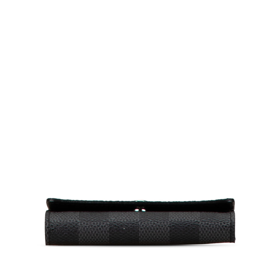 Gray Louis Vuitton Damier Graphite 6 Key Holder