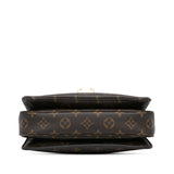 Brown Louis Vuitton Monogram Pochette Metis Satchel